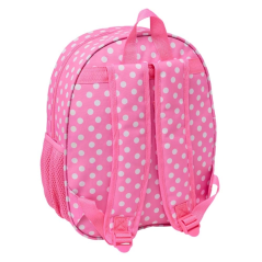 Sac à dos 3D Minnie Mouse Safta - Lumières LED - Porte-bouteille - Bretelles rembourrées - Poignée supérieure - 8,64 L - 270 x