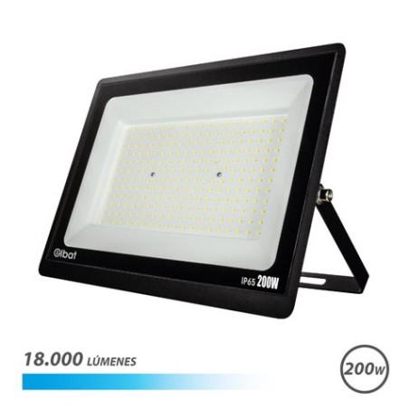 ✅ Projecteur LED Elbat Série Super Slim 200W - 18000 Lumens - Lumière froide 6500K - IP65 Pour une utilisation en stock
