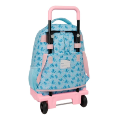 Sac à dos Safta Stitch Ohana avec trolley amovible - Poche avant - Porte-bouteille - Double poignée télescopique - Bretelles