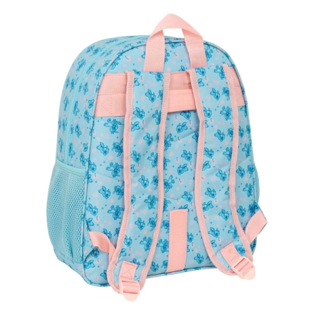 Sac à dos Safta Stitch Ohana - Compatible avec les trolleys - Porte-bouteille - Double fermeture éclair - Design ergonomique