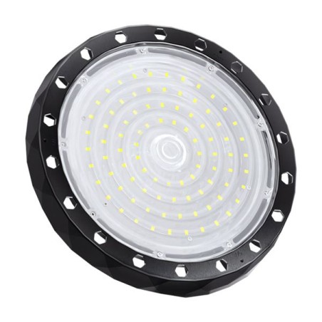 Plafonnier LED UFO Elbat - Puissance : 200W - Lumens : 30000 - Lumière froide : 6500K - AC 100-240V - Diamètre : 32.8cm - Angle