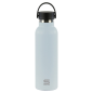 Bouteille isotherme Safta 600 ml - Acier inoxydable - Base antidérapante en silicone - Poignée supérieure - Bleu clair