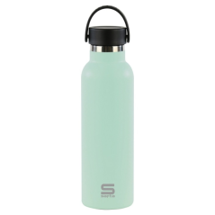 Bouteille isotherme Safta 600 ml - Acier inoxydable - Poignée supérieure - Couleur menthe