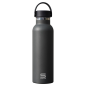 Bouteille isotherme Safta 600 ml - Acier inoxydable - Base antidérapante en silicone - Poignée supérieure - Grise