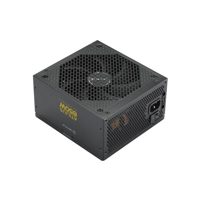 Alimentation Unykach Atilius 3.1 Noire 850W 80 Plus Gold 850W ATX 3.1 - Entièrement modulaire - Ventilateur 120 mm