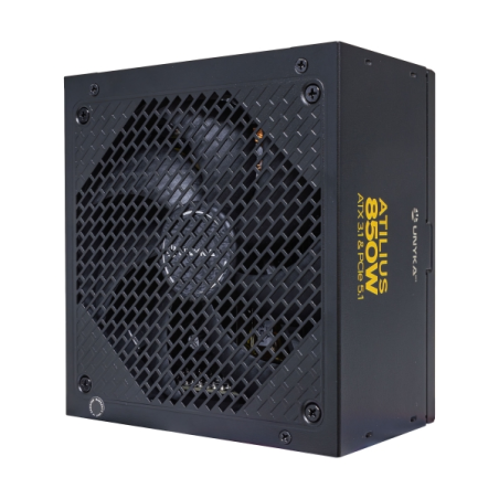 Alimentation Unykach Atilius 3.1 Noire 850W 80 Plus Gold 850W ATX 3.1 - Entièrement modulaire - Ventilateur 120 mm