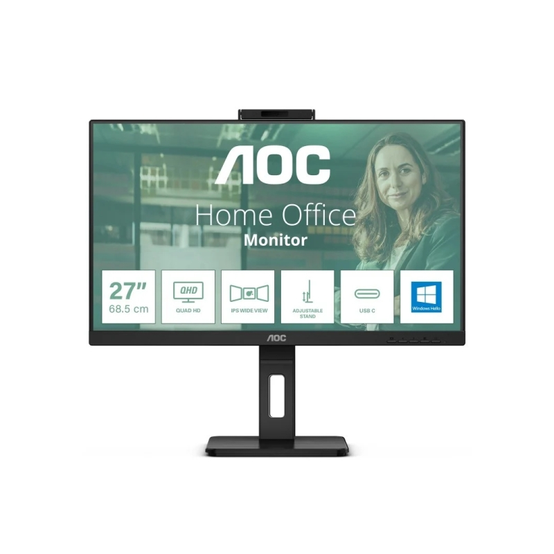 Moniteur AOC 24P3QW 23,8" WLED IPS Full HD 120 Hz - Temps de réponse de 4 ms - Réglable en hauteur, rotation et inclinaison