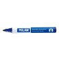Marqueurs permanents Milan bleu pointe ronde 4 mm x12