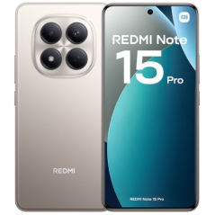 Smartphone Xiaomi Redmi Note 15 Pro - Écran AMOLED 6,77" 120 Hz - 8 Go de RAM - 256 Go de stockage - Double caméra 200 MP avec
