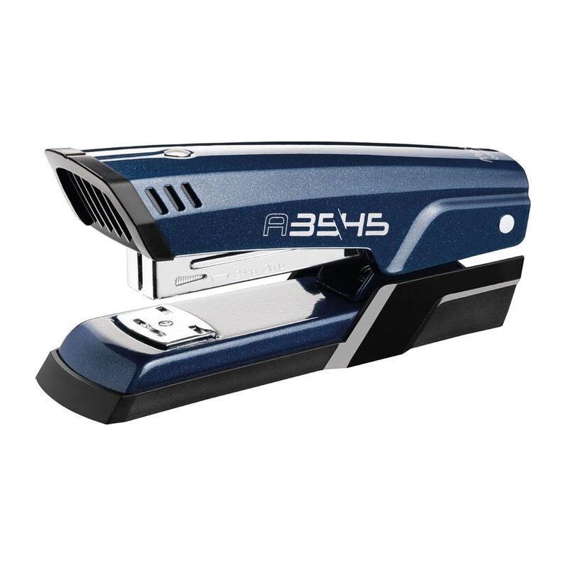 Agrafeuse de bureau en métal Maped Half Strip A-3545 - Jusqu'à 25 feuilles à la fois - Prend en charge les agrafes 24/6 et 26/6