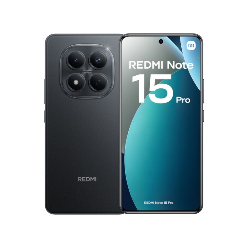 Smartphone Xiaomi Redmi Note 15 Pro - Écran AMOLED 6,77" 120 Hz - 8 Go de RAM - 256 Go de stockage - Double caméra 200 MP avec
