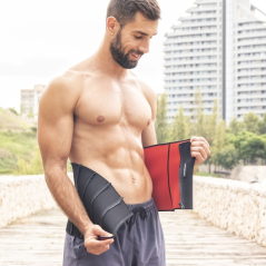 Ceinture amincissante de sport Innovagoods Redle avec effet sauna - Maintient la chaleur corporelle - Ajustable par fermeture