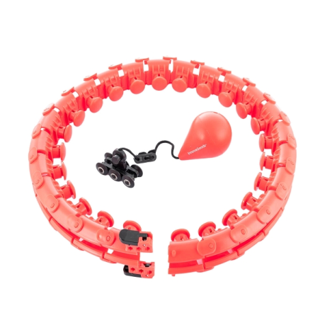 Innovagoods Fittehoop Cerf de fitness intelligent et ajustable avec poids - Design détachable - Effet massage à 360°