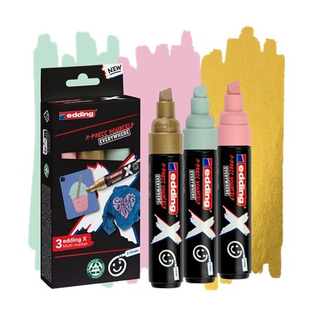 Marqueurs Edding X 6900 pastel