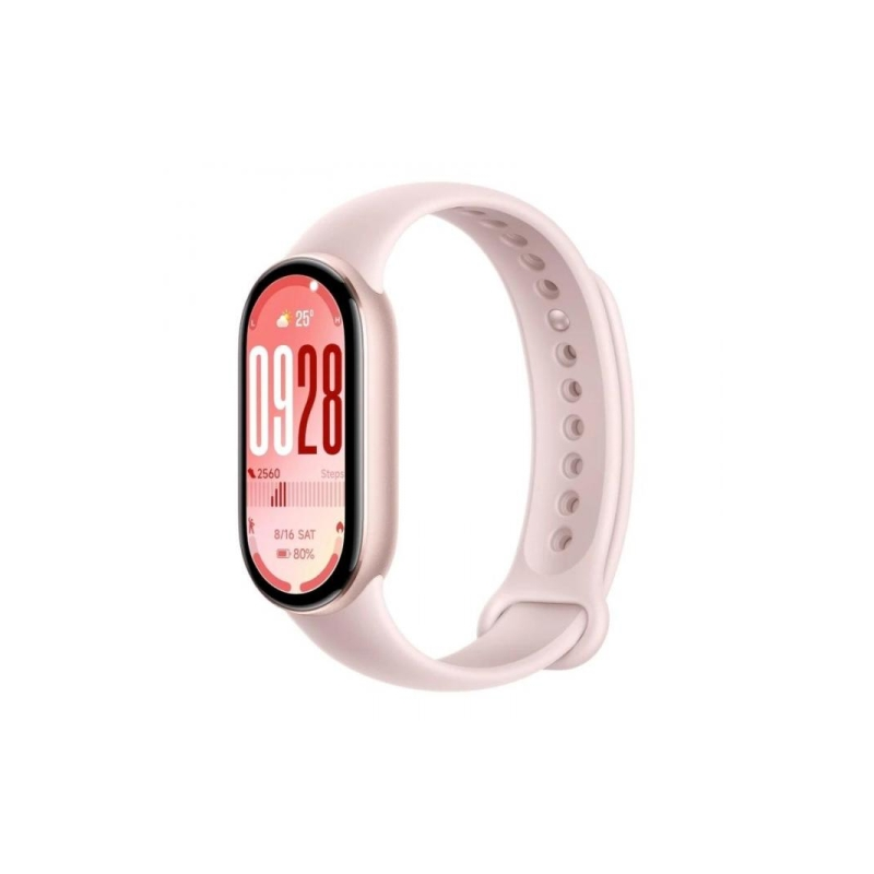 Bracelet connecté Xiaomi Smart Band 10 Rose Mystique - Écran AMOLED 1,72" - 1500 nits - Plus de 150 modes sportifs - Moniteur