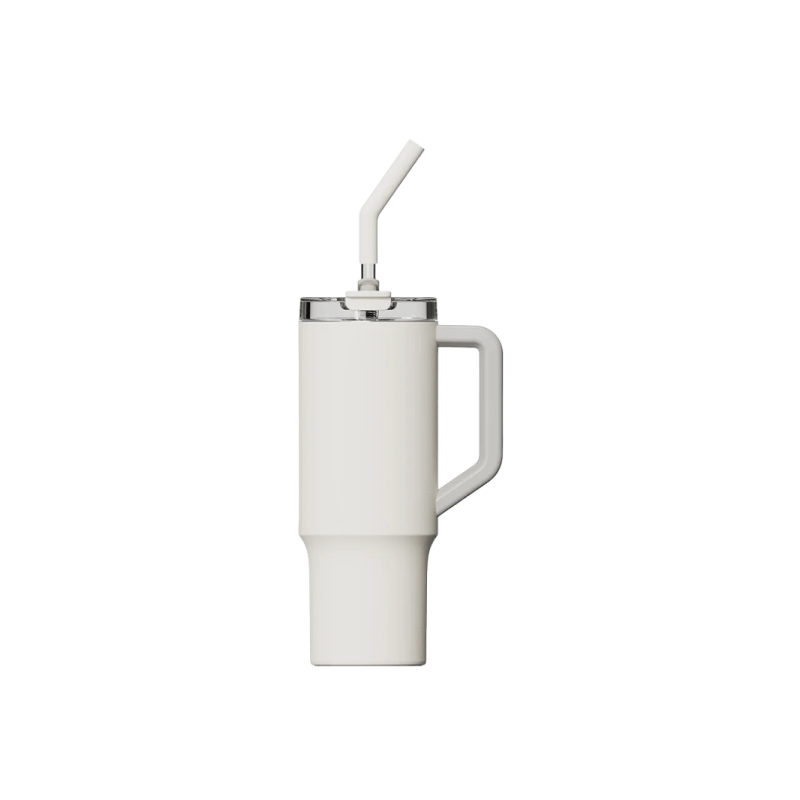 Mug isotherme Xiaomi 1 L avec paille - Acier inoxydable 316L - Isolation thermique - Bouchon hermétique anti-fuite - Couvercle