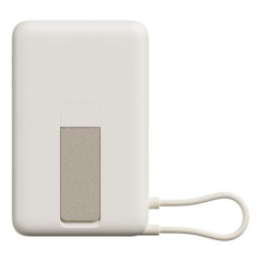 Batterie externe magnétique Xiaomi 10 000 mAh avec support intégré - Chargement sans fil magnétique - 20 W max - USB-C