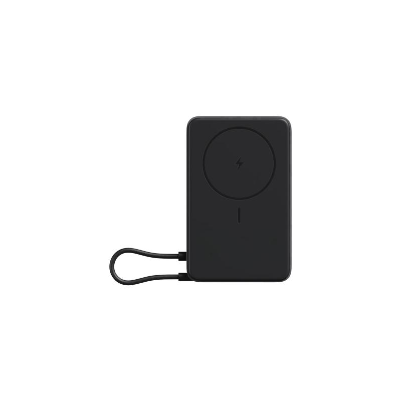 Batterie externe magnétique Xiaomi 10 000 mAh avec support intégré - Chargement sans fil magnétique - 20 W max - USB-C