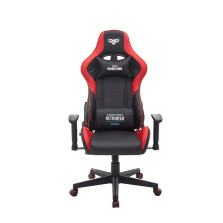Fauteuil gaming Cromad Demon Lord Series - Structure robuste - Revêtement en similicuir de haute qualité - Hauteur réglable par