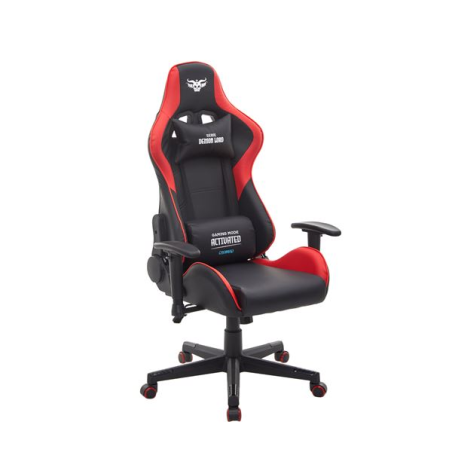 Fauteuil gaming Cromad Demon Lord Series - Structure robuste - Revêtement en similicuir de haute qualité - Hauteur réglable par
