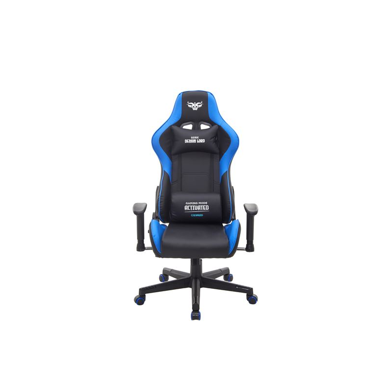 Fauteuil gaming Cromad Demon Lord Series - Structure robuste - Revêtement en similicuir de haute qualité - Hauteur réglable par