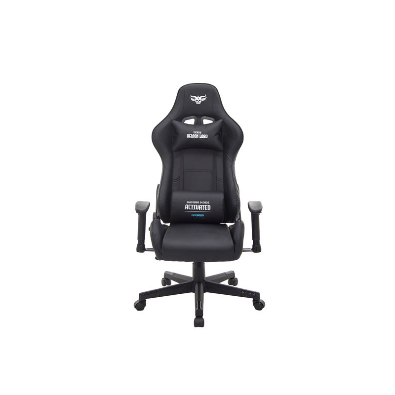 Fauteuil gaming Cromad Demon Lord Series - Structure robuste - Revêtement en similicuir de haute qualité - Hauteur réglable par