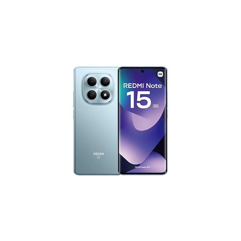 Xiaomi Redmi Note 15 5G - Smartphone avec écran 6,77" - 8 Go de RAM - 256 Go de stockage - Appareil photo principal 108 MP