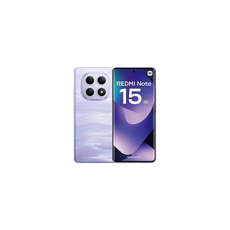 Xiaomi Redmi Note 15 5G - Écran 6,77" - 8 Go de RAM - 256 Go de stockage - Appareil photo principal 108 MP - Batterie 5520 mAh