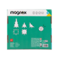 Jeu de construction magnétique Apli Magnex - 36 pièces géométriques - Recommandé pour les enfants de 3 ans et plus