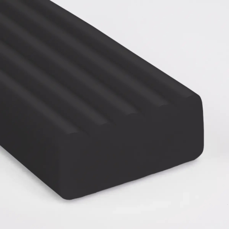 Bâtonnet de pâte à modeler Milan 150 g - Base fécule de maïs - Sans gluten - Mélangeable - Noir