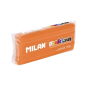 Bâtonnet de pâte à modeler Milan 150 g - Base d'amidon de maïs - Sans gluten - Miscible - Couleur orange
