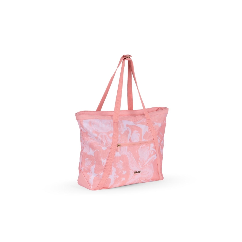 Sac cabas Milan Lava Collection 18,5 L - Grande capacité - Fermeture éclair - Dimensions : 52 x 36 x 3 cm - Rose