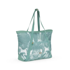 Sac cabas Milan Lava Collection 18,5 L - Grande capacité - Fermeture éclair - Dimensions : 52 x 36 x 3 cm - Vert