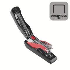 ✅ Agrafeuse de bureau compacte Rapid Supreme Omnipress SO30c - Jusqu'à 30 feuilles - Agrafage sans effort - Noi en stock