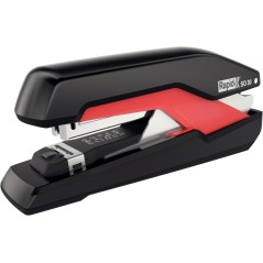 ✅ Agrafeuse de bureau Rapid Supreme Omnipress SO30 - Jusqu'à 30 feuilles - Agrafage sans effort - Noir/rouge co en stock
