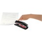 Agrafeuse de bureau Rapid Supreme Omnipress SO30 - Jusqu'à 30 feuilles - Agrafage sans effort - Noir/rouge