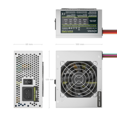 Alimentation Aisens ASPC-500SFX-SEO 500W SFX OEM - Ventilateur 80 mm