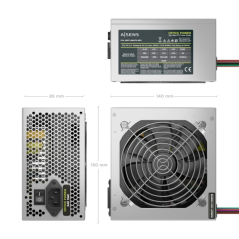 Alimentation Aisens ASPC-500ATX-SEO 500 W ATX OEM - Ventilateur 120 mm
