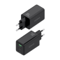 Chargeur Aisens GAN 65 W - 2 ports USB-C PD3.0 QC4.0 et 1 port USB-A QC3.0 - Noir