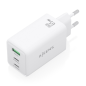 Chargeur Aisens GAN 65 W - 2 ports USB-C PD3.0 QC4.0 et 1 port USB-A QC3.0 - Blanc