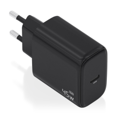 Chargeur Aisens GAN 45 W - USB-C PD3.0 QC4.0 - Noir