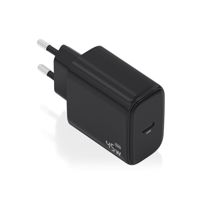 Chargeur Aisens GAN 45 W - USB-C PD3.0 QC4.0 - Noir