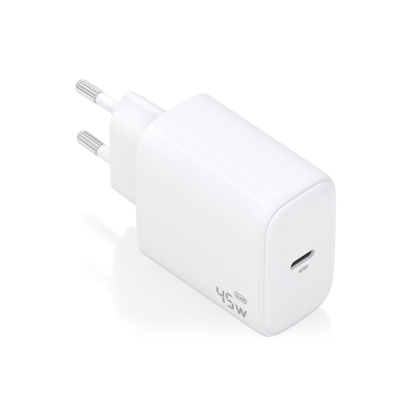 Chargeur Aisens GAN 45 W - USB-C PD3.0 QC4.0 - Blanc