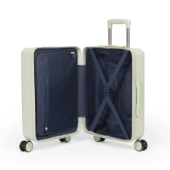 Valise cabine rigide Milan Collection 430 - 4 doubles roues pivotantes à 360° - Serrure à combinaison à 3 chiffres - Ouverture