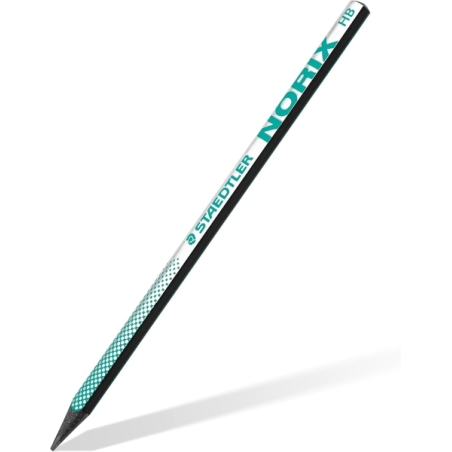 Lot de 2 crayons graphite HB Staedtler Norix noir + gomme + taille-crayon