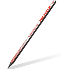 Crayons graphite HB Staedtler Norix x2 + gomme + taille-crayon noir