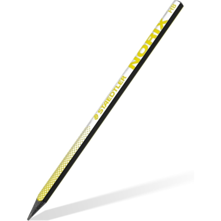Lot de 2 crayons graphite HB Staedtler Norix noir + gomme + taille-crayon