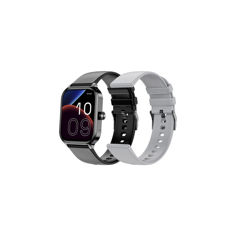 Montre connectée SPC Smartee Duo 3 avec écran AMOLED de 1,93 pouce - Plus de 100 modes sportifs - Suivi de la santé