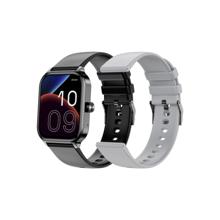 Montre connectée SPC Smartee Duo 3 avec écran AMOLED de 1,93 pouce - Plus de 100 modes sportifs - Suivi de la santé