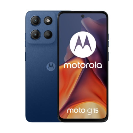 Smartphone Motorola Moto G15 - Écran LCD 6,72" - 8 Go de RAM - 512 Go de stockage - Appareil photo 50 MP - Batterie 5200 mAh